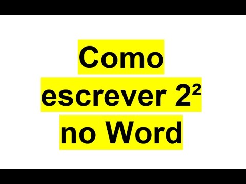 como colocar numero pequeno em cima da letra? faz um resumo por favor! 