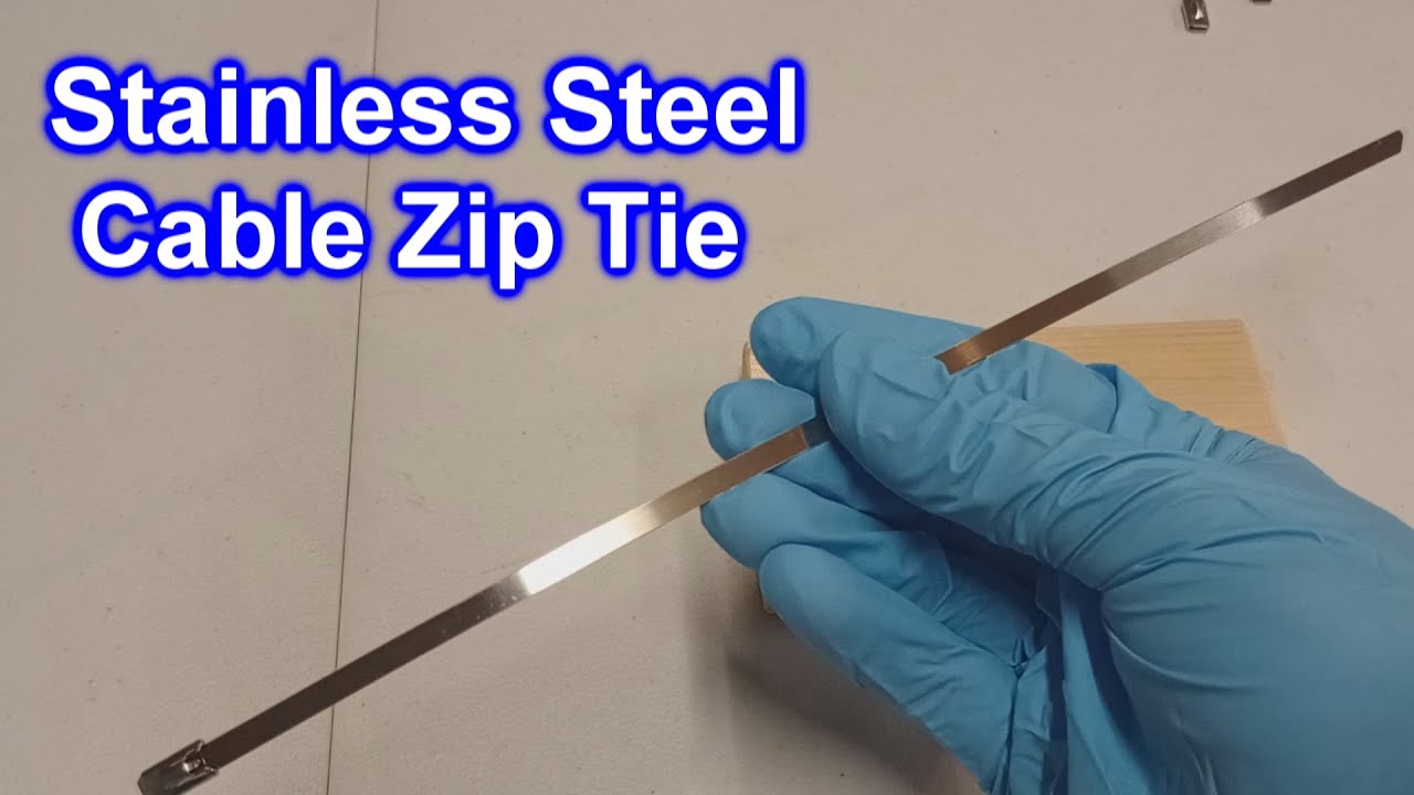 How to INSTALL and REMOVE Stainless Steel Cable Zip Tie