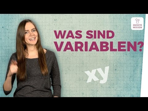 Video: Was ist eine Variable im Rechnen?