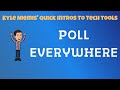 Poll everywhere   kyle niemis quick intros to tech tools
