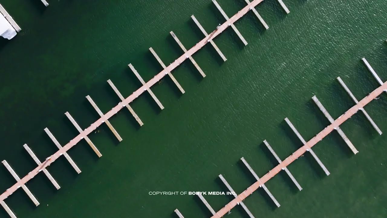 Winter 5.1K Drone Footage Toronto Humber Bay Shores | Stock Footage | Mavic 3 Pro