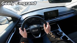 2023 Geely Emgrand POV test drive | Джили Эмгранд тест-драйв от первого лица