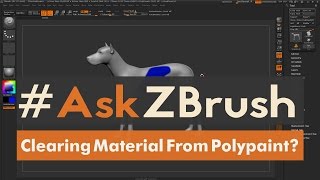 #AskZBrush: “How can I clear a Material from the Colorize or Polypaint Information on a model?” #AskZBrush: “How can I clear a Material from the Colorize or Polypaint Information on a model?”