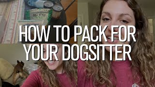 How To Pack for Your Dog-sitter by The French Bullvlog 450 views 1 year ago 6 minutes, 39 seconds