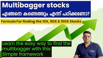 How to find Multibagger Stocks for creating wealth - Malayalam #multibagerstocks #stockmarket