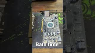 Going for a swim #rx470 #ethereum #cleaning #repairing #crypto #cryptomining #amd Going for a swim #rx470 #ethereum #cleaning #repairing #crypto #cryptomining #amd
