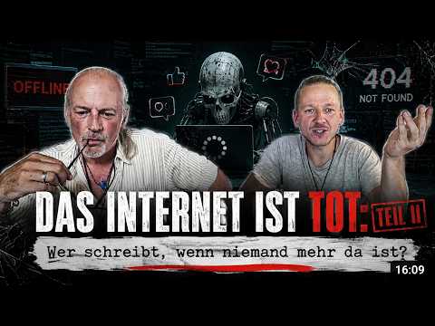 The Internet is dead: Part II | Who is writing when no one is left?