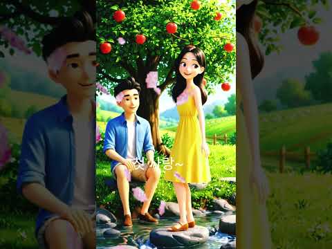 백합사과처럼 #애정이꽃피던시절(나훈아님)# 첫사랑 #아련한감성#추억의노래 #옛사랑 #만화버전#al#유튜브쇼츠
