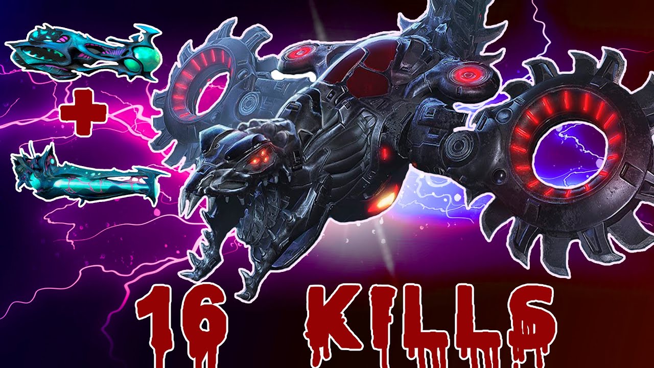 JMW. Dino War - Kronosaurus with Beholders & Hell Eye