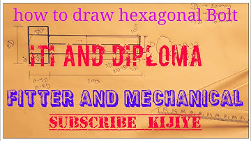 How to draw hexagonal Bolt method