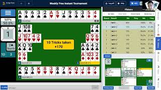 BBO Weekly Free. Bid 7 when you can see all 13. I ignored still 70% on Inside the Head of OconDad