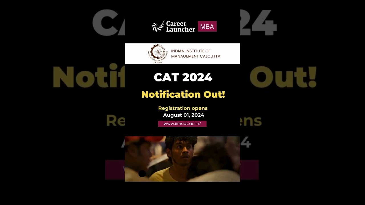 🔔The CAT is out! I mean CAT 2024 notification 😁👍🏻