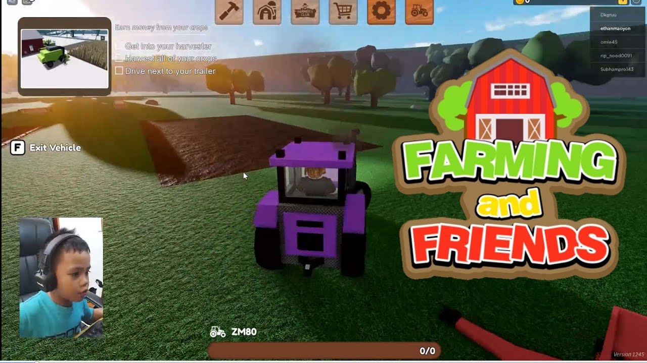 Roblox Farming and Friends with Ethan YouTube