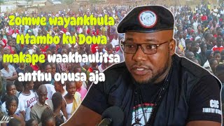 Zomwe wayankhula Mtambo uku makape aja waakhaulitsa ndipo amumvadi kuning'ina chifukwa sanaganizeko