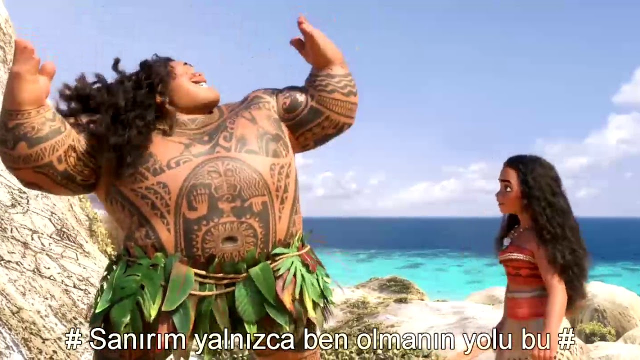 Moana Film Maui(Dwayne Johnson) - Your Welcome Türkçe Altyazılı - YouTube