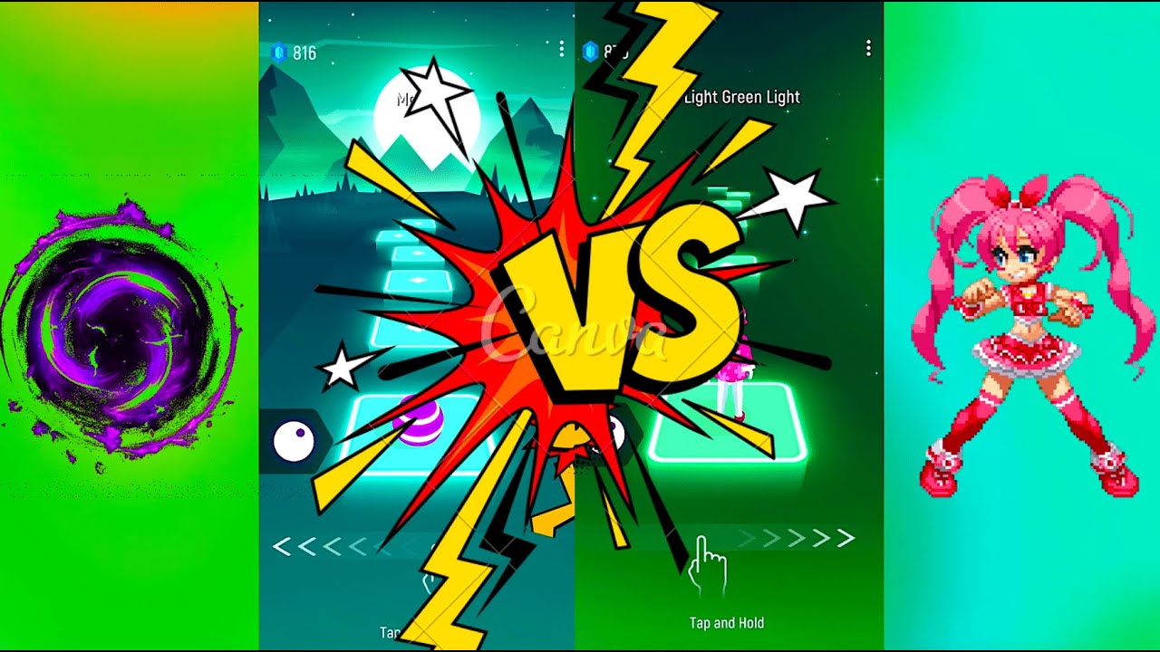 Tiles Hop Battle Balls vs People Who Will Win? YouTube