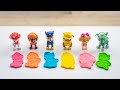 パウパトロール粘土でパウっと変身だ！｜Playing with Paw Patrol Play clayand Molds with Paw Patrol Characters
