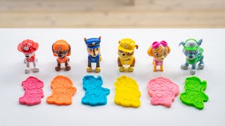 【奇跡の変身！】パウパトロールねんどで型抜きあそび♪｜Playing with Paw Patrol Play clayand Molds with Paw Patrol Characters