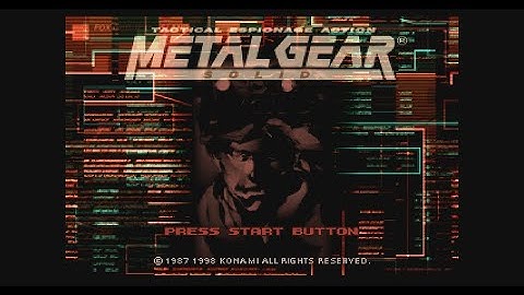 20 Mins Of...Metal Gear Solid Intro (US/PSX)