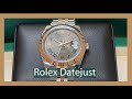 4k Review: Rolex Datejust 126331 Gold&Steel w/ Wimbledon-Slate Dial