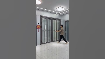 The latest designed sliding door system PT door PD door has no floor rail design #aluminium #doors