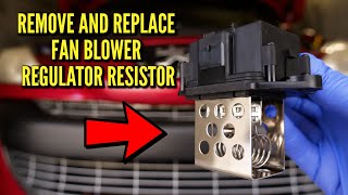 Replace Resistor Cooling Fan Blower Regulator 9658508980 Peugeot 308 307 Peugeot 407 Citroen C4