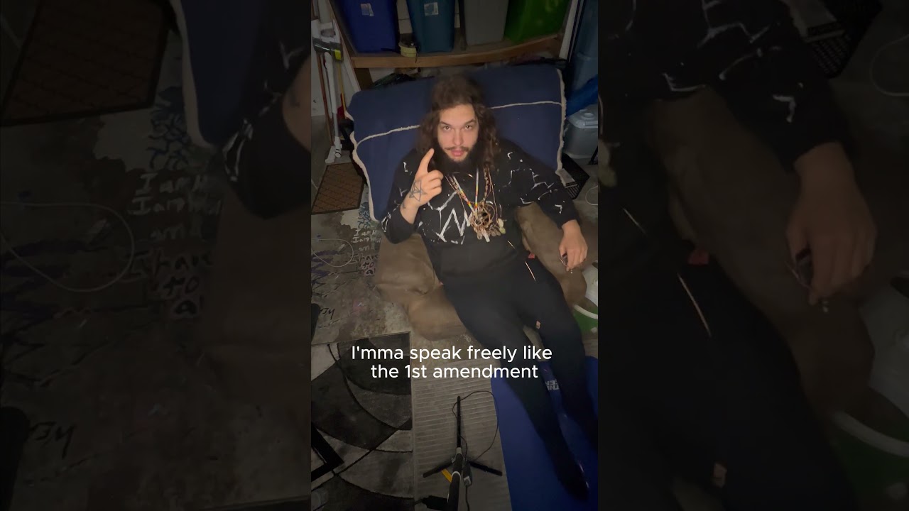 He learned his first amendment rights 