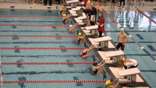 4/7/16- St. William Sharks CYO Championship- Olivia- 1st Place 25YD Back