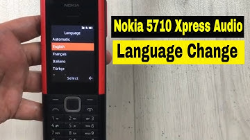How to Change Language in Nokia 5710 Xpress Audio