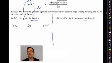 Common Core Algebra II.Unit 8.Lesson 6.The Quadratic Formula
