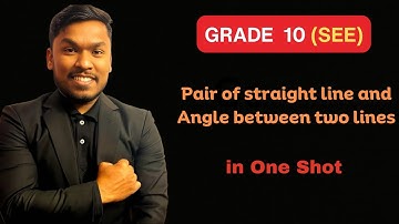 Angle Between Straight Lines || Pair of Straight Line || Coordinate Geometry || SEE OPT. Math