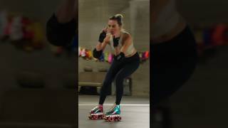 Margot Robbie becoming skate queen Harley Quinn 🛼 #dc #shorts