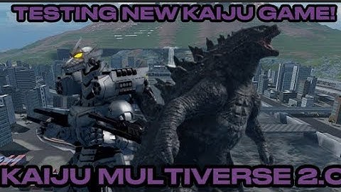 TESTING NEW KAIJU GAME ON ROBLOX!|Kaiju Multiverse 2.0
