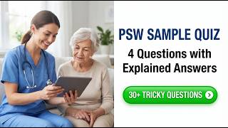 PSW Sample Quiz: 4 Questions with Explained Answers - Test Your Knowledge and Prep for Success Today