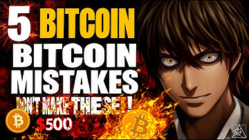 5 Bitcoin Mistakes That Will DESTROY Your Wallet 💸 (Avoid These!)