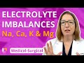 Electrolyte Imbalances (Na, Ca, K, Mg) - Medical-Surgical (Med-Surg) - Cardiovascular - @Level Up RN