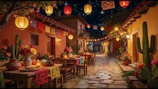 Cinco de Mayo Night Ambience | Gentle Mariachi Music & Festive Mexican Courtyard (3 Hours) screenshot 3