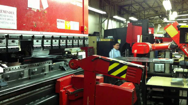 Amada Astro 100MH CNC Hydraulic Press Brake with Robot