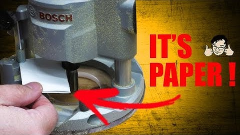 How to PROPERLY use a plunge router