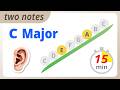 C Major – Two-Note Ear Training