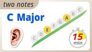C Major – Two-Note Ear Training