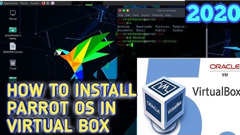 How to install parrot os in virtual box, in windows, latest parrot linux 4.9.1 in windows.