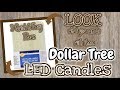 LOOK what you can do with these Dollar Tree LED CANDLES | 3 QUICK & EASY Ideas