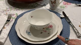 Lenox Butterfly Meadow 18-Pc Dinnerware Set - HONEST Review