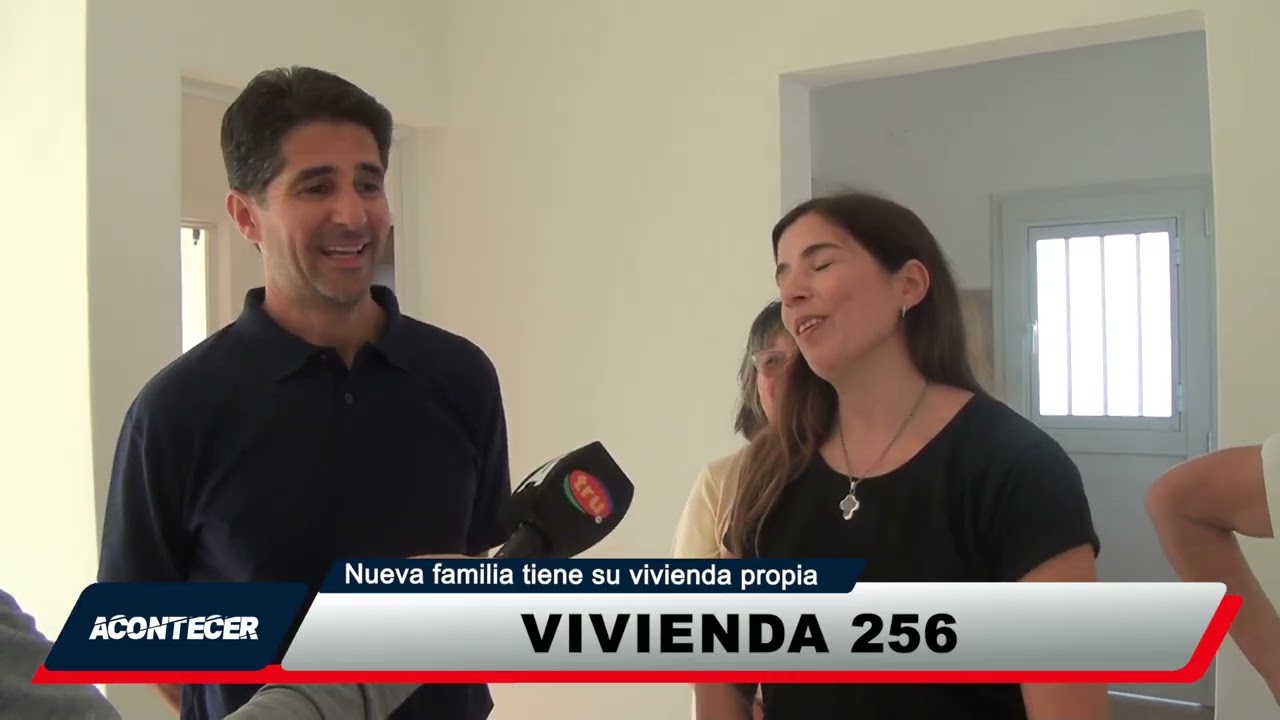 Marcos Juárez: EL PROMUVI entregó la vivienda 256. Más detalles