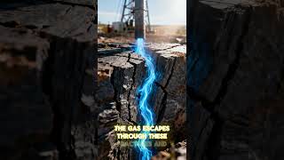 How is natural gas extracted from underground? #naturalgas #fracking #science #engineering #shorts