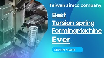 CNC-650RW Torsion Spring Forming With Spinner