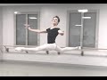 Male Ballet Dancer Barre, Jumps, Double tours with turns,