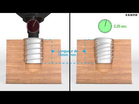Inserts à visser Rampa du modèle SKD330