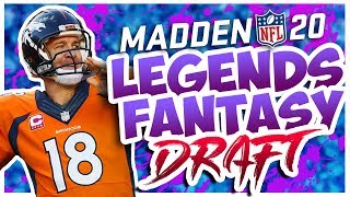 Drafting Peyton Manning! - Madden 20 Legends Connected Franchise